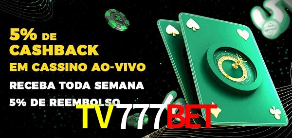 Promoções do cassino ao Vivo TV777BET